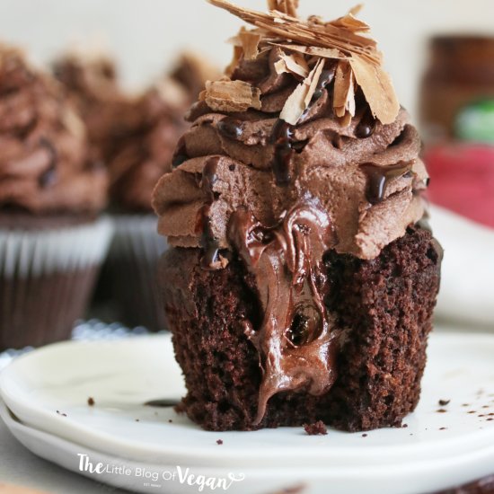 Chocolate fudge cupcakes