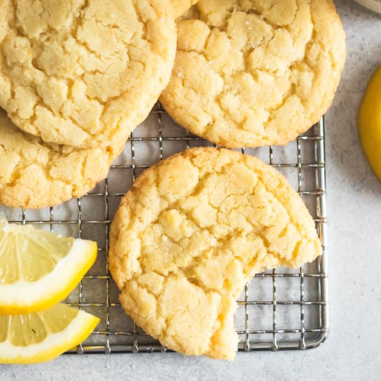 Small Batch Lemon Sugar Cookies