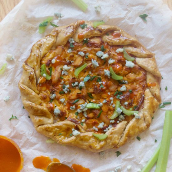 buffalo chicken galette