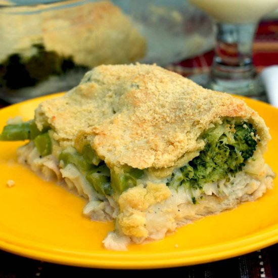 Saucy Broccoli and Fish Bake