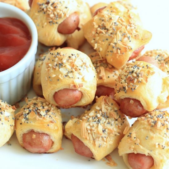 Everything Bagel Pigs In A Blanket