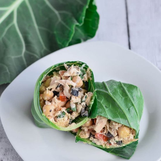 Tuna Salad Collard Green