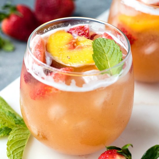 Strawberry Peach Sangria