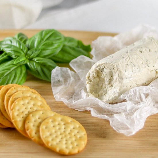 5-Ingredient Vegan “Goat Cheese”