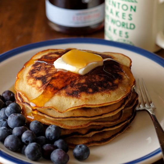 Bourbon Butter Pancakes