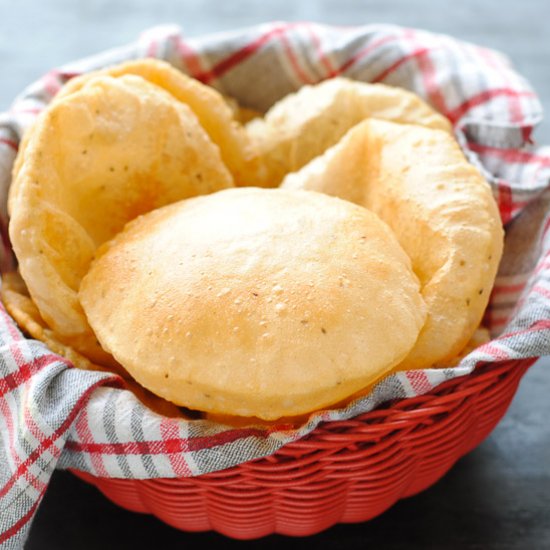 Poori (Fried Indian Bread)