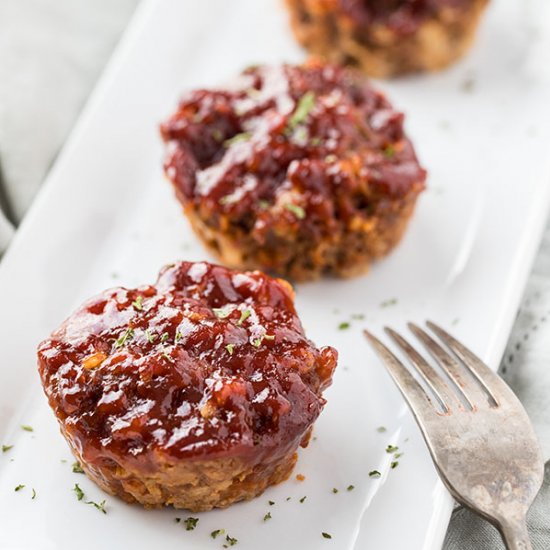 Mozzarella Meatloaf Muffins