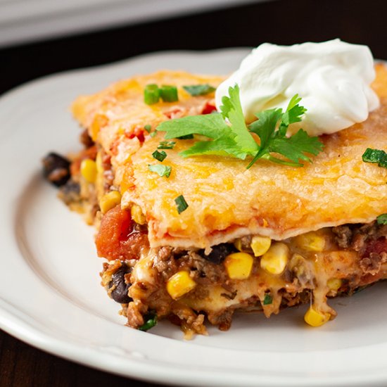 Make-Ahead Mexican Lasagna