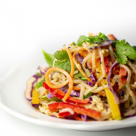 Keto Thai Noodle Salad