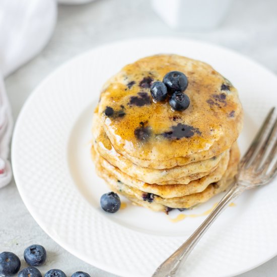 Vegan Blueberry Pancakes