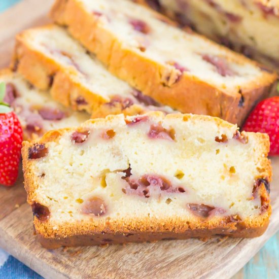 Strawberry Pound Cake