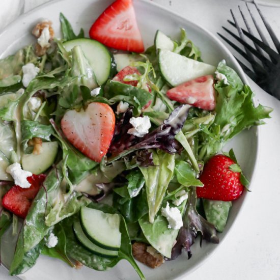 strawberry spring salad