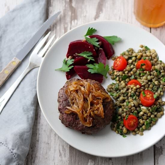 Danish Burgers (Hakkebøf)