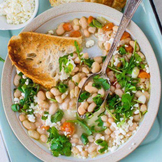 Instant Pot White Bean Soup