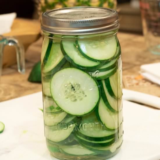 Easy Refrigerator Pickles