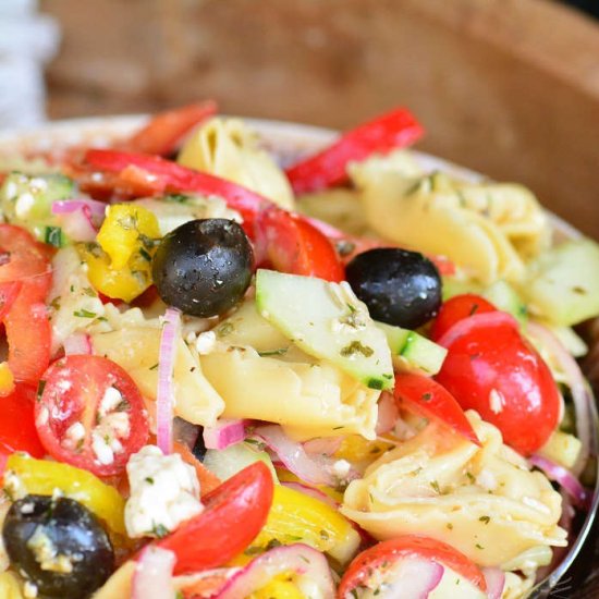 Greek Tortellini Salad