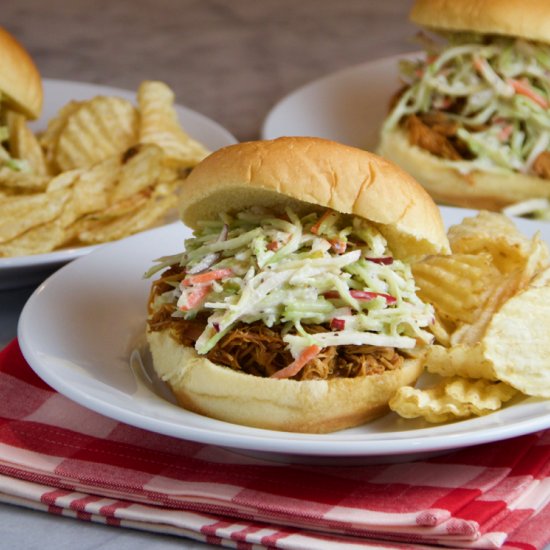 Pulled Chicken Sandwiches