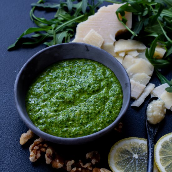 Rocket Walnut Pesto