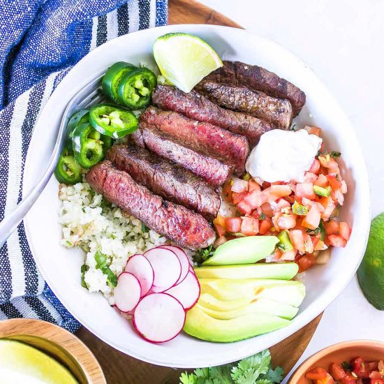 Steak Taco Bowl