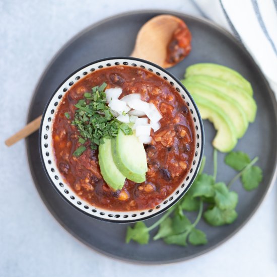 Turkey Black Bean Chili