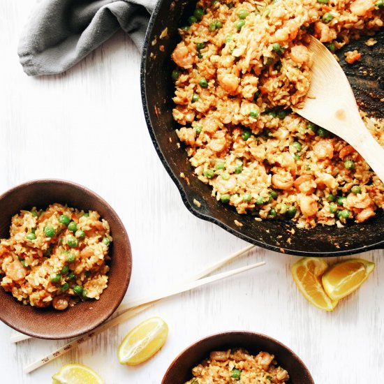 Shrimp and Lemon Fried Rice