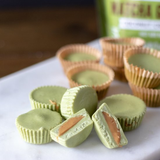 Matcha White Chocolate Cups