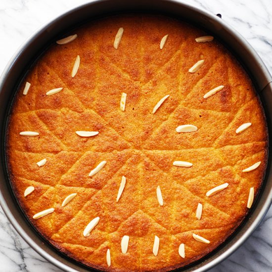 Turkish Revani, Lemon Semolina cake