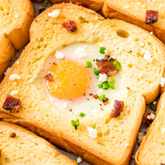 Sheet Pan Egg In A Hole