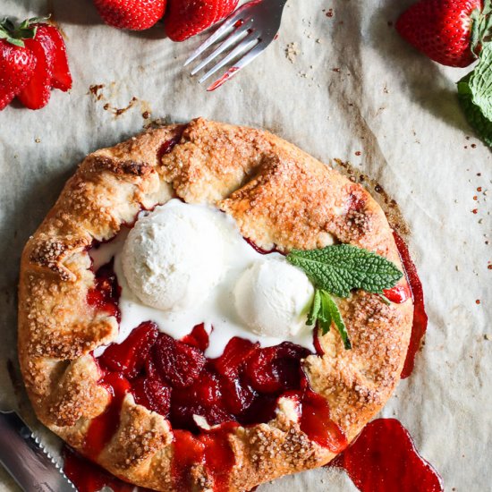 Strawberry Galette