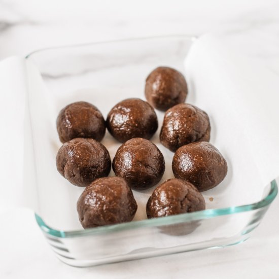 Fudgy Brownie Protein Bites