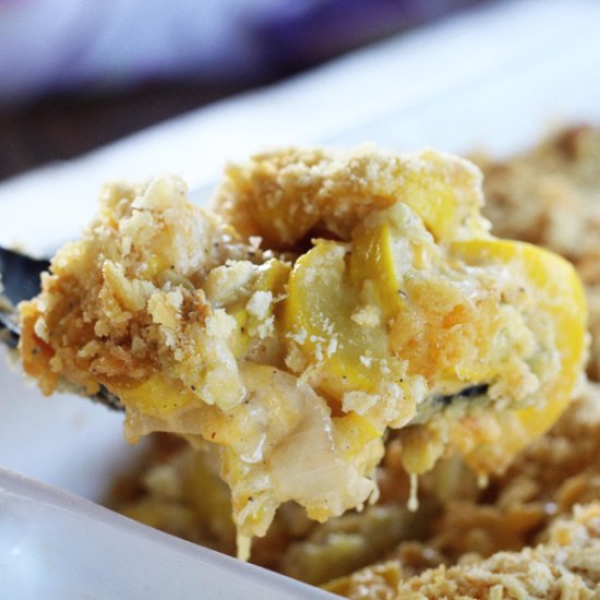 Cheesy Squash Casserole