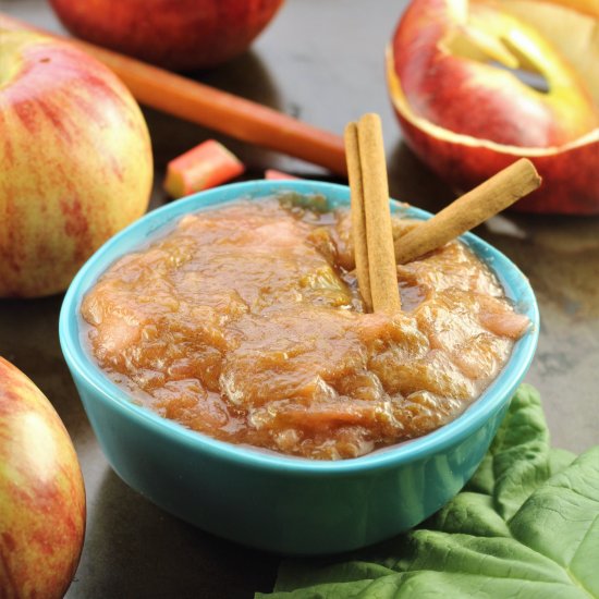 Rhubarb Applesauce