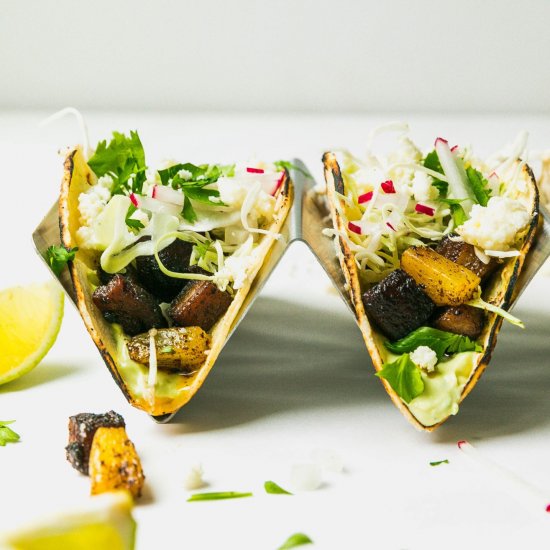 Ancho-Roasted Pork & Pineapple Taco