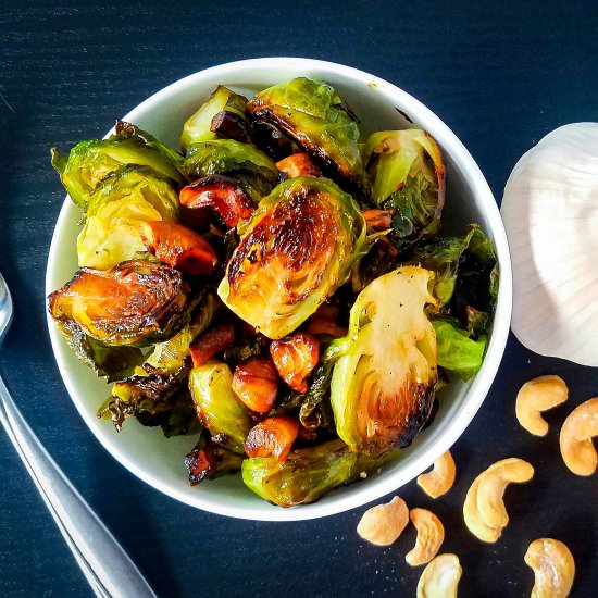 Roasted Balsamic Brussels Sprouts