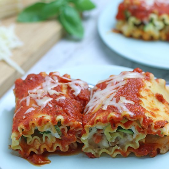 Veggie Lasagna Roll-Ups