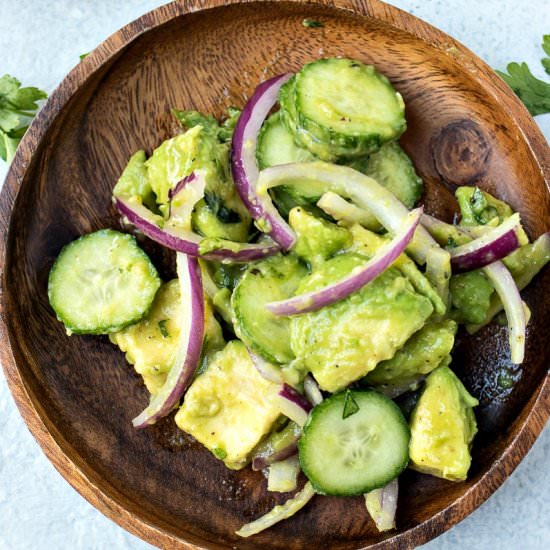 Avocado Cucumber Salad