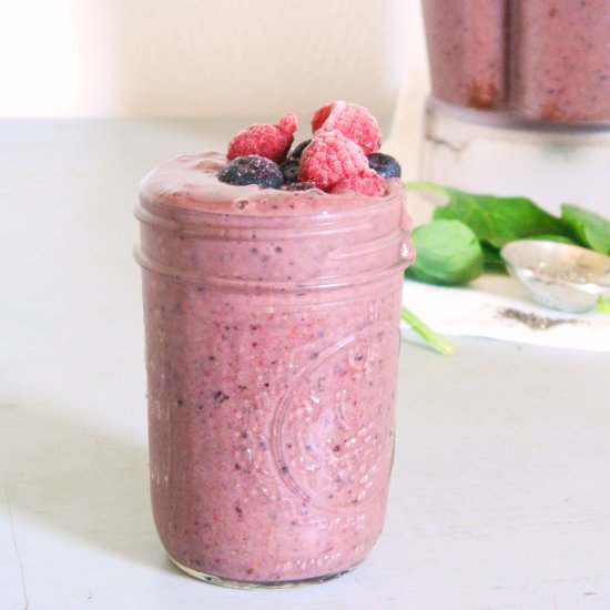 Berries and Greens Smoothie