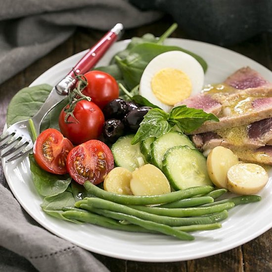 Rare Ahi Tuna Nicoise Salad