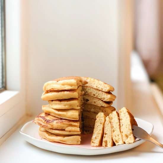 Fluffy Buttermilk Pancakes for Two