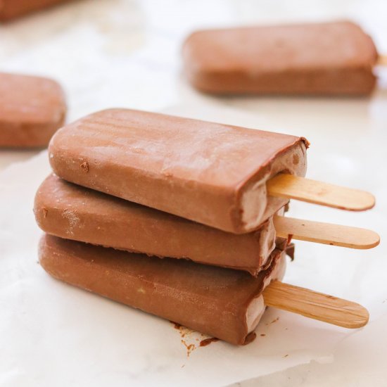 Creamy Keto Fudgesicles