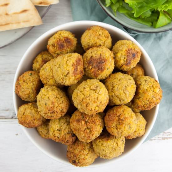 Oven-Baked Falafel