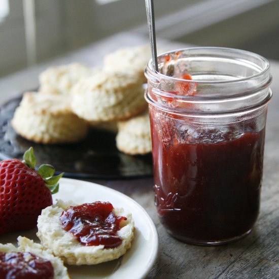 Small-Batch Strawberry Rhubarb Jam