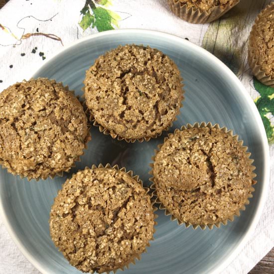 Spiced Zucchini Muffins