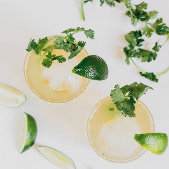 Skinny Cilantro Jalapeno Margarita