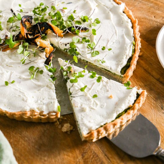 Whipped Goat Cheese Tart