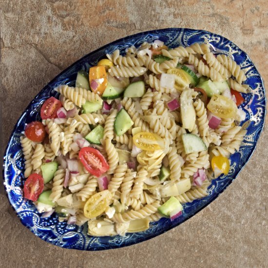 Easy Greek Pasta Salad