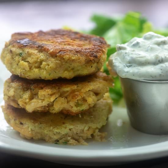 LOW CARB SALMON PATTIES