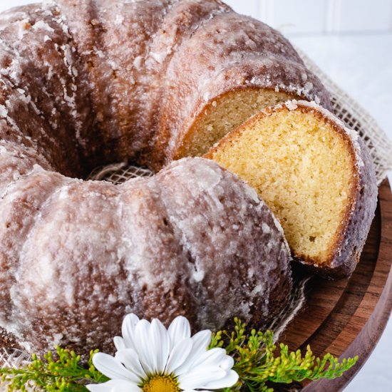 Butter Cake with Rum Glaze