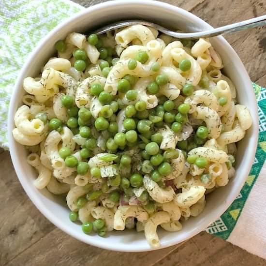 Classic Macaroni Green Pea Salad