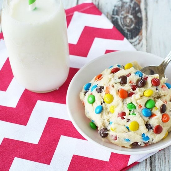 M&Ms Cookie Dough Dip